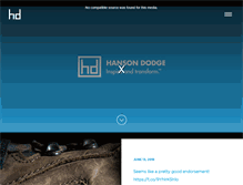 Tablet Screenshot of hansondodge.com